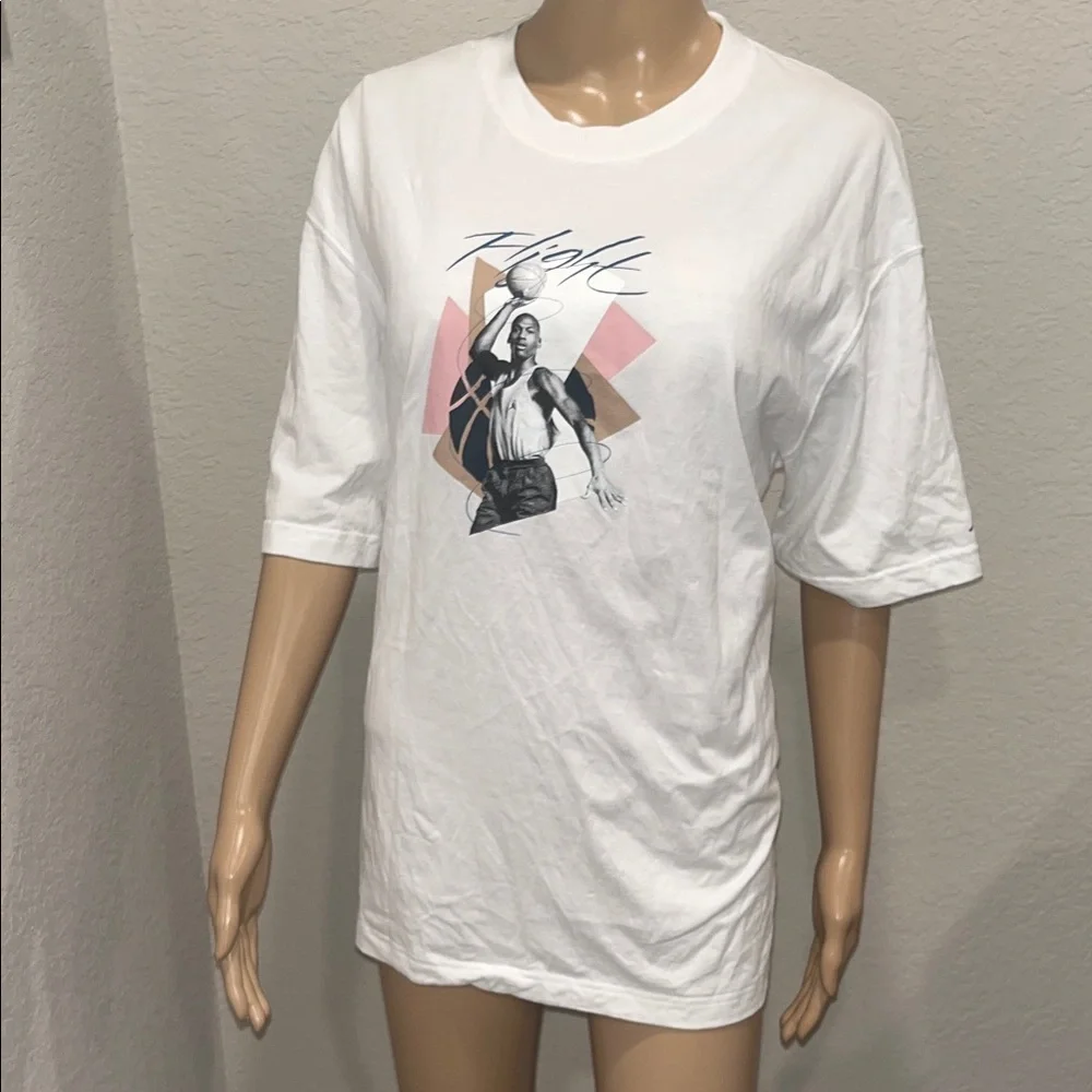 NWOT Jordan White Graphic T-Shirt